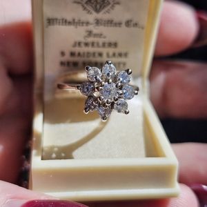 14k diamond ring size 7